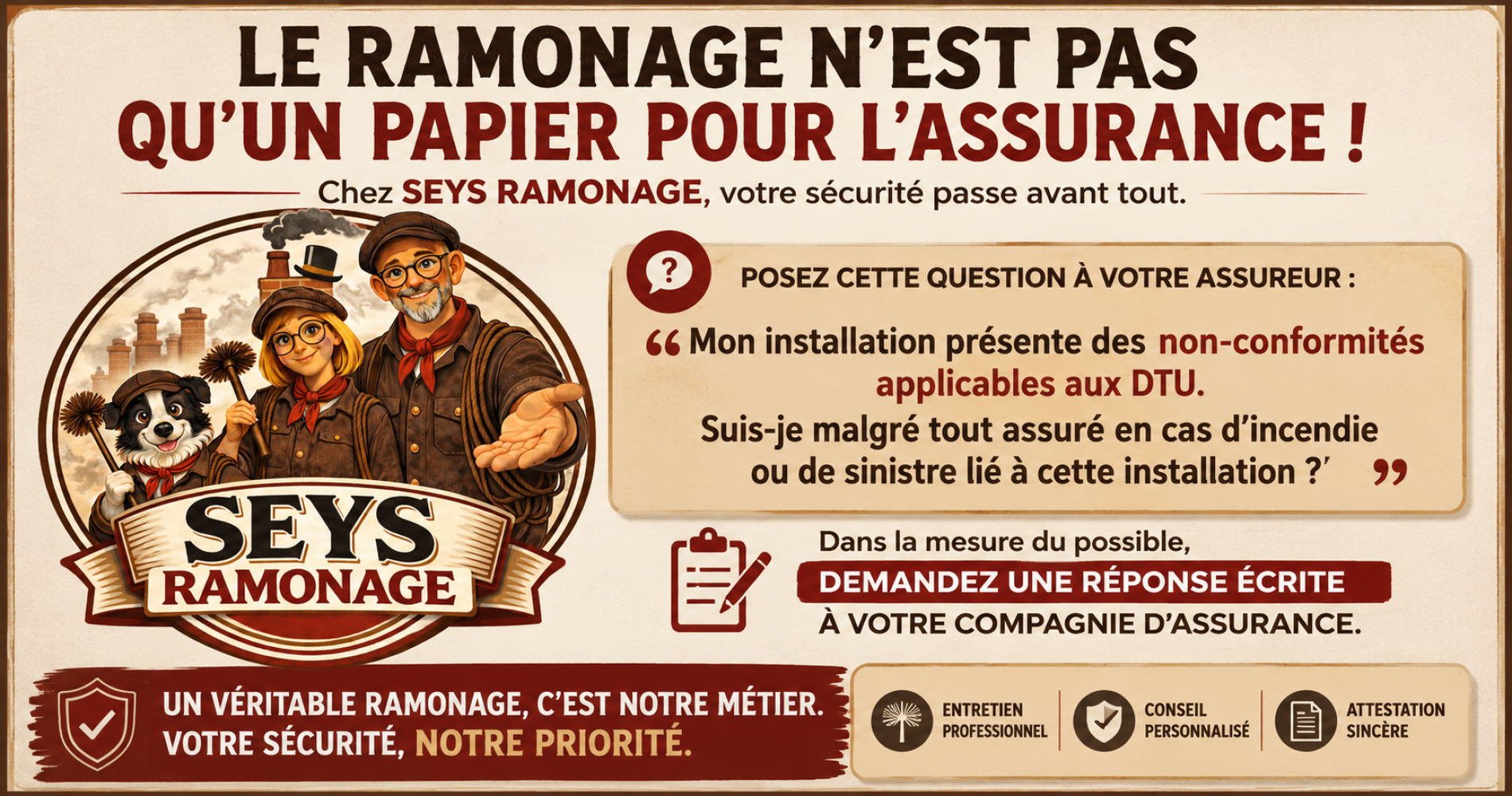 Un certificat de ramonage